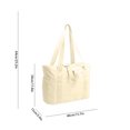 thumbnail image 3 of Fiudx Ofertas Del Día Bolso De Hombro De Mano Grande Para Mujer Bolso Bandolera De Viaje Para Computadora Portátil De Moda Con Cremallera Bolso De Yoga Adecuado Para Deportes Fitness Bolsa De Equipaj, 3 of 7