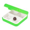 thumbnail image 2 of Unique Bargains 1 Pc 4 Grids Single Layer Pill Case Portable for Travel Green, 2 of 6