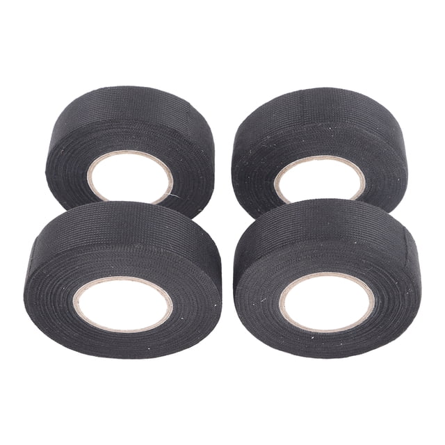 M Buder 4 Pcs Cinta para Arnés de Cables de Automóvil Aislamiento Eléctrico Alta Temperatura 25mm x 15m (9x9x3 cm / 240g)