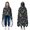 Mushroom and Rainbow Black Pattern, variant on Mushroom and Rainbow Black Pattern Hooded Flannel Blanket with Buttons, Camping Wearable Blanket with Hood & Button Closure, Soft Flannel Fabric Gifts for Home Camping Travel Theater,50"x60"