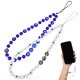 thumbnail image 4 of Cordones con cuentas para teléfono, cuentas contra el mal de ojo, correas para la muñeca, correas de cadena para teléfono, pulseras para teléfono, accesorios de cadenas colgantes, 2 uds., 4 of 6