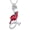 Red Bird, variant on Easter Gifts S925 Sterling Silver Easter Bunny Necklace Rabbit Carrot Neckalce for Women Birthstone Easter Jewelry Gift for Mom Wife
