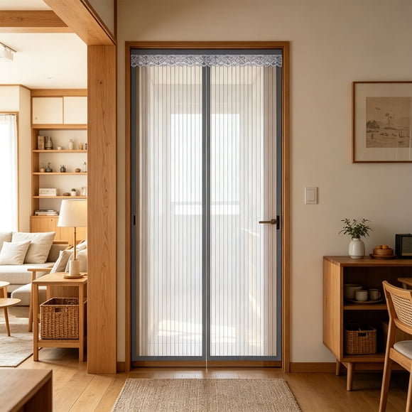 Ohmyroo Heavy-Duty Magnetic Screen Door 100x200 cm