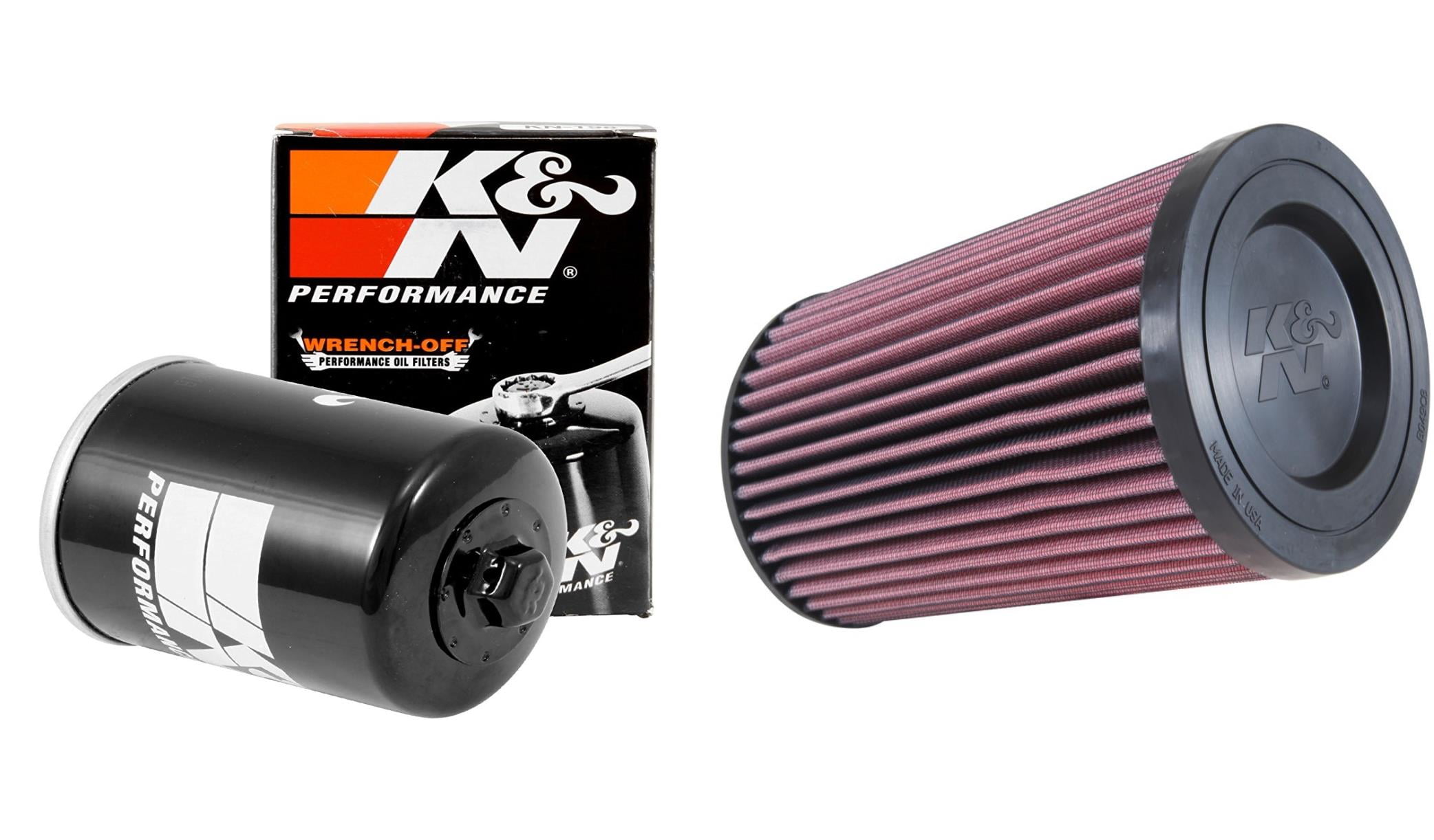K&N Air and Oil Filter Black Kit for ATV/UTV POLARIS RZR S 900 2015