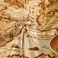 thumbnail image 4 of SKYSONIC Velvet Plush Throw Thermal Blanket - 4x5FT - Compass On Old Map Printed for Couch Bed Sofa Car, 4 of 5