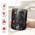 thumbnail image 5 of 12oz Coffee Tumblers Halloween Pumpkins Skulls and Bats Stainless Steel Vacuum Insulated Travel Tumbler Coffee Cups Mug with Lid and Straw with Cleaning Brush for Cold & Hot Drinks, 5 of 5