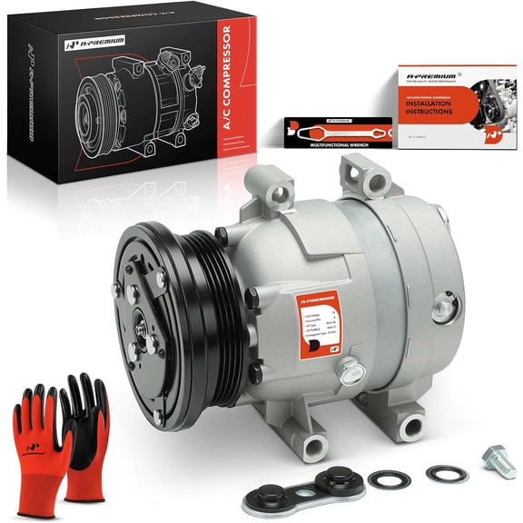 A-Premium AC Compressor with Clutch Compatible with Chevrolet Camaro Pontiac Firebird 1998-2002 V8 5.7L