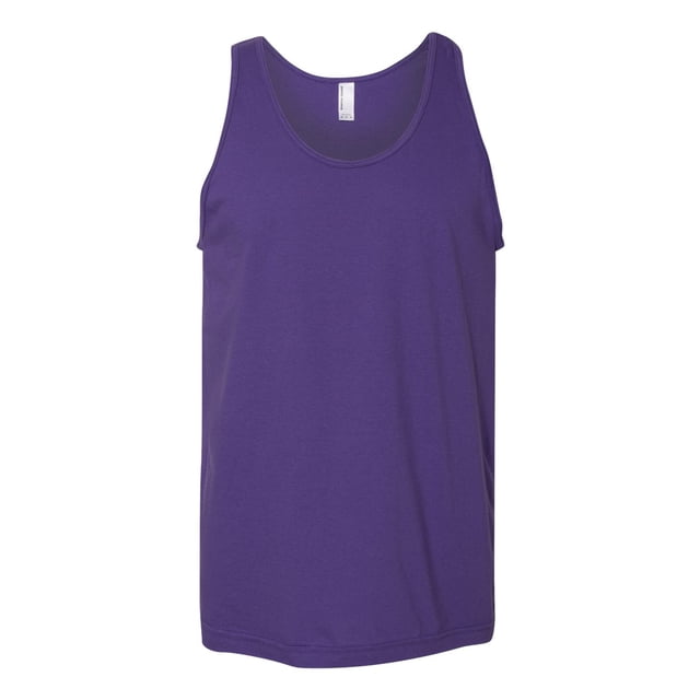 American Apparel Fine Jersey Tank, XS, Purple
