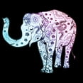 thumbnail image 3 of CafePress - Cute Painted Elephant - Women's Dark Pajamas, 3 of 4