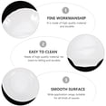 thumbnail image 2 of MasteelfCA 6pcs Creative Melamine Seasoning Dish Small Plate Western Salad Tableware, 2 of 7