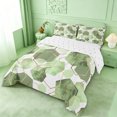 thumbnail image 2 of meiyoeat Minimalist Geometric Hexagon Queen Comforter Set For Girls,Modern Aesthetic Art Comforter Sets Queen For Adults,Reversible,3-Piece, 2 of 7