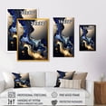thumbnail image 4 of Designart Abstract Marble Geode Blue I Canvas Wall Art, 4 of 5