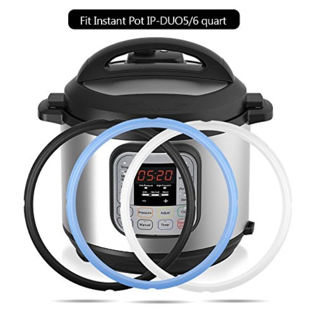 Silicone Sealing Ring For Instant Pot 8 Qt, Food-Grade Silicone For Instant Pot 8 Qt Pressure Cooker Duo, Lux, Duo Plus, Ultra, Viva InstaPot - 2-Pack