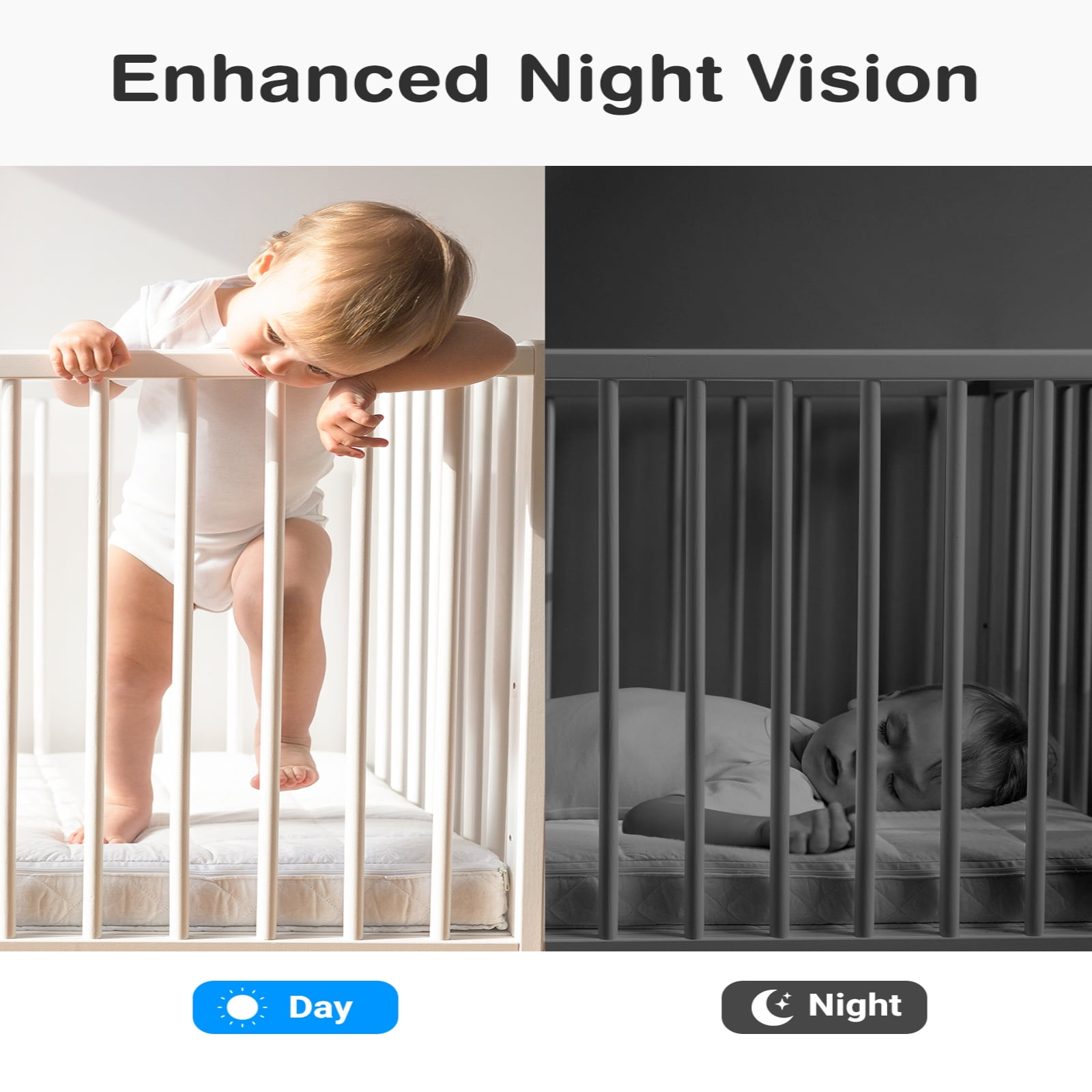 ANNKE WiFi Pan Tilt Smart Security Camera, Upgraded 3MP Baby/Pet Monitor, Indoor IP Camera 360-degree with Two-Way Audio, Human Motion Detection, Cloud & SD Card Storage, Works with Alexa(White)