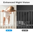thumbnail image 2 of ANNKE WiFi Pan Tilt Smart Security Camera, 3MP HD Baby/Pet Monitor Indoor Camera 360-degree with Two-Way Audio, Human Motion Detection, Cloud & SD Card Storage, Compatible with Alexa(Black), 2 of 10