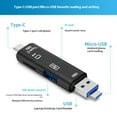 thumbnail image 5 of 5 in 1 TF Card Reader Memory Stick Adapter USB3.0 USB C Memory Card Reader for Camera Phone Laptop Accessories, 5 of 9