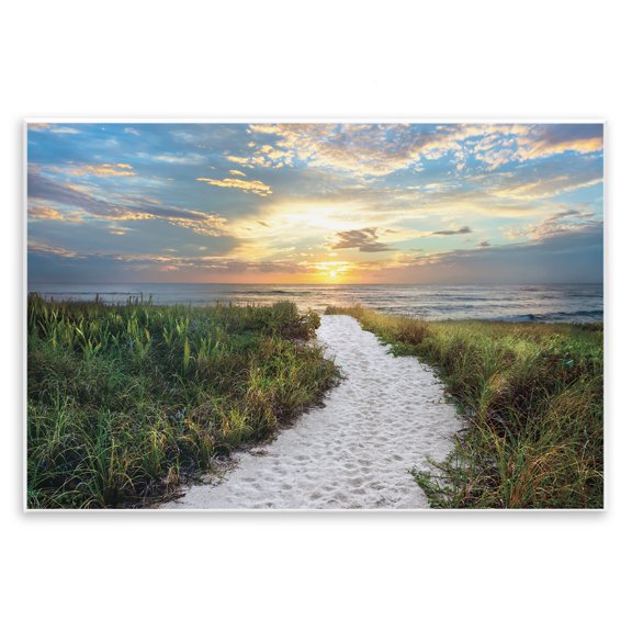 Stupell Industries Morning Trail To Beach Wall Plaque Art design by Celebrate Life Gallery, 10 x 15