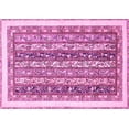 thumbnail image 1 of Ahgly Company Indoor Rectangle Abstract Pink Modern Area Rugs, 4' x 6', 1 of 4