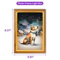 thumbnail image 5 of Hello Winter Bull Terrier Welcome Snowy Night Watercolor Vintage Acrylic Plaque with Wood Photo Frame Box Bully Dog Lovers Gifts Idea Light Box - 01011, 5 of 5