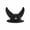 Black-2, variant on Halloween Pet Devil Horn Hat Costume for Cats Dogs, Trendy Lightweight Headwear Headpiece for Kittens Puppies, Festival Birthday Photo Prop Party Decoration Accessory 5x4 Inch