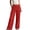 Red, variant on Hvogkswy Wide Leg Pants for Women, Button High Waist Casual Long Pants with Pockets Flowy Bohemian Vacation Cargo Pants