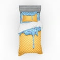 thumbnail image 2 of Ambesonne Ice Cream Bedding Set 4 Pcs, Waffle, Queen, Apricot, 2 of 3