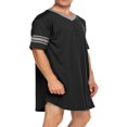 thumbnail image 3 of Pyjama pour Homme à Manches Courtes, Chemise de Nuit Longue Décontractée, Doux et Ample, Vêtement de Nuit, 3 of 6