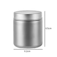 thumbnail image 5 of Titanium Small Tin Can Box Canister Tea Tins Coffee Tins Food Storage Container for Tea,Coffee, Herb, Candy, Chocolate, Sugar, Spices, Beans（160ml）, 5 of 5