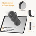 thumbnail image 4 of EDX Bathroom Mirror 24"x 30" Wall Mirror with Rectangular Metal Frame, Black, 4 of 7