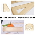 thumbnail image 2 of Shisuyan 1 Set Math Geometry Set Including Triangle Ruler and Protractor for School Use, 2 of 9