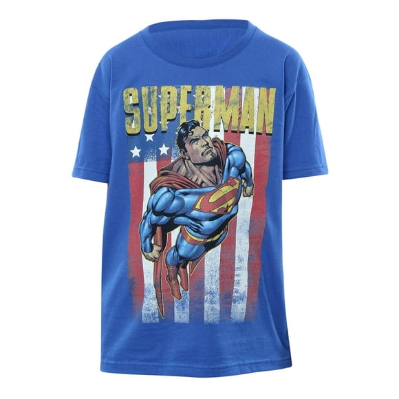 Superman Boys Flight Cotton T-Shirt