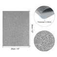 thumbnail image 2 of Uxcell Glitter Heat Transfer Vinyl Iron On Vinyl Silver Grey 12" x10" for DIY T-Shirt, Bag, Shoes, Hat 6Pcs, 2 of 6
