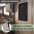 thumbnail image 6 of Yuyamidu Black Leopard Print RV Door Window Shade Cover, Sun Blackout Fabric for Camper Privacy RV Door Window Decoration Camper Sunshade Privacy Screen Window Cover, 6 of 7