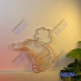 thumbnail image 4 of Handmadetneonsign Shrimp Wear Chef Hat Neon Sign, Shrimp Led Sign, Shrimp Animal Wall Art 96151, 4 of 5