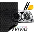 thumbnail image 1 of VViViD Hex+ Fumé Foncé Haute Brillance Phare en Vinyle 16 Pouces x 60 Pouces Rouleau Inclus Trousse à Outils, 1 of 1