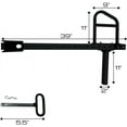 HULKFIT Pro Series 2.35” x 2.35” Height Adjustable Lever Jammer Arms