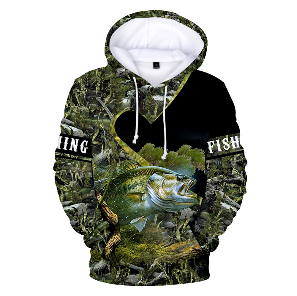 Gold Rush Men's Fishing Hoodie Perch | escapeauthority.com