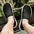 thumbnail image 6 of Spring Summer New Men's Casual Hollow Loafers Slip On Breathable Mesh Flats Boat Shoes Driving Shoes Moccasins, 6 of 9