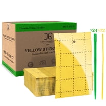 Catchmaster GRO Yellow Sticky Bug Traps 72PK, Protect Live Plants Indoor & Outdoor