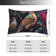 thumbnail image 2 of Yiaed Colorful Rose Bird Print Brushed Microfiber Envelope Pillowcases, Standard,Envelope Closure Pillow Cases(No pillow core)-20"x30", 2 of 6