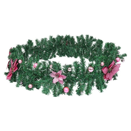 

1pc Rattan Flower Decor Creative Xmas Light Decor Garden Night Rattan Decor