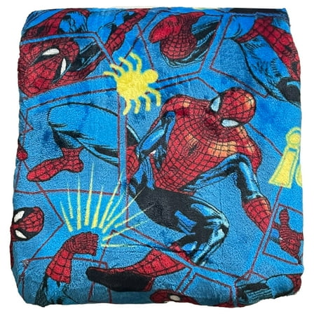 Oversized Marvel Spider-Man Plush Throw Blanket, Spiderman 5ft x 6ft
