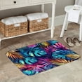 thumbnail image 5 of Kdxio Colorful Tropical Leaves,16" x 24", Non-Slip Front Door Mats,Outdoor Welcome Mat Washable, 5 of 9