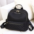 thumbnail image 1 of LNGOOR Versatile Solid Color Backpack Large Capacity Multi Compartment Business Casual Rucksack Nylon Waterproof Lightweight Preppy Campus Schoolbag Laptop Daypack Fashion Women‘s Travel, 1 of 7