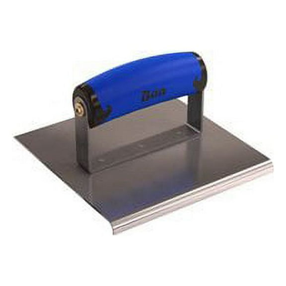 Bon 62-418 Edger -Stainless Steel 6-inch X 6-inch - 1/4-inch Radius X 3/8-inch Lip Comfort Grip Handle
