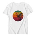 thumbnail image 3 of Camiseta suelta con estampado elegante para mujer Blusa de manga corta con cuello redondo Tops casuales OAVQHLG3B Store lin121212, 3 of 4