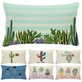 thumbnail image 3 of Koszal Housse de Coussin 30cm x 50cm Lavable en Machine Polyester Multi-Usage Impression Cactus pour la Vie Quotidienne, 3 of 8