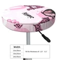 thumbnail image 2 of Uemuo Eiffel Tower and Butterflies Pattern Round Bar Stool Seat Covers Washable Stool Cushion Slipcover Elastic Bar Chair Covers-12 inch, 2 of 7