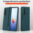 thumbnail image 6 of Feishell for Samsung Galaxy Z Fold4 Case with S Pen &  Pen Holder,Shockproof Hinge Protection Built-in Screen Protector Full Body Protective Anti-slip Matte Slim Phone Cover, Cyan, 6 of 9
