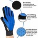 thumbnail image 2 of Grooming Glove Pet Dog Hair Glove for Animal, Horse, Rabbit Massage, Shower, Bath Brush Rubber Comb Pet Hair Gloves (Couple), 2 of 4